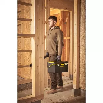 Tvrdý kufrík Stanley STST83397-1 plast 22 kg čierny žltý