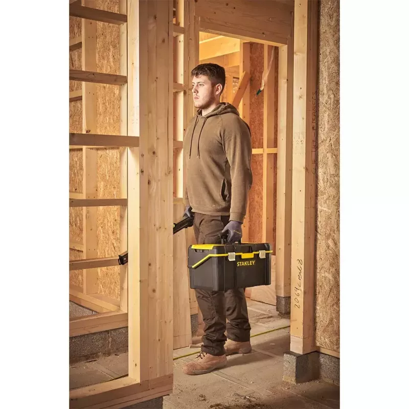 Tvrdý kufrík Stanley STST83397-1 plast 22 kg čierny žltý