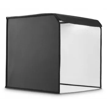 Mini fotoateliér HAMA skladacia krabica s LED kruhovým svetlom 50×50 cm, model 00004664
