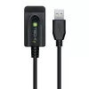 Techly IUSB-REP220TY3 USB kábel USB 2.0 20 m USB A čierny