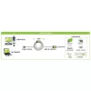 Techly IUSB-REP220TY3 USB kábel USB 2.0 20 m USB A čierny