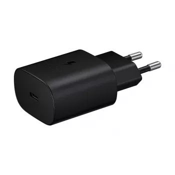 Nástenná nabíjačka Samsung EP-TA800XBEGEU 25W USB-C rýchle nabíjanie, kompaktný AC adaptér
