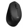 Logitech myš M330 SILENT PLUS — RF bezdrôtová, pre pravákov, 1000 DPI, 3 tlačidlá, koliesko, čierna, na batérie