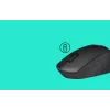Logitech myš M330 SILENT PLUS — RF bezdrôtová, pre pravákov, 1000 DPI, 3 tlačidlá, koliesko, čierna, na batérie