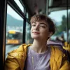 Hama Curly headset káblový in-ear hovory/hudba USB Type-C svetlozelená