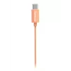 Hama Curly Headset káblový in-ear hovory/hudba USB Type-C oranžová