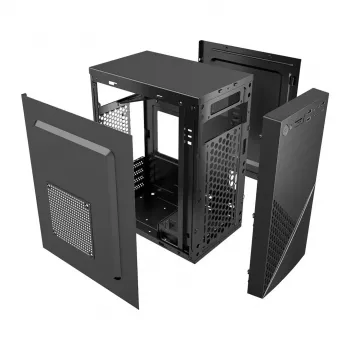 Počítačová skriňa Gembird CCC-FC-K170, mATX, čierna
