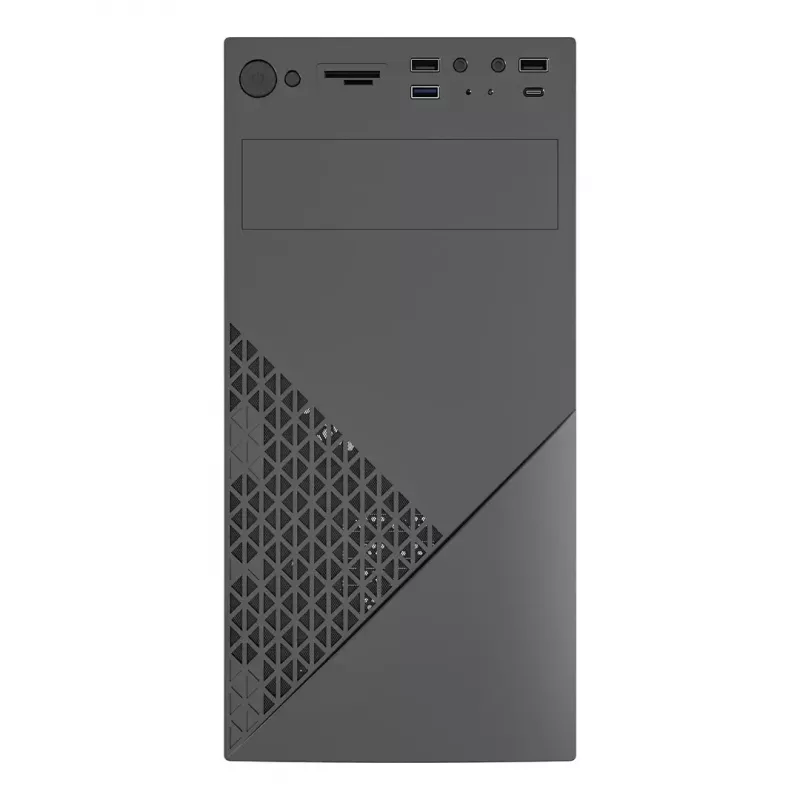 Počítačová skriňa Gembird CCC-FC-K170, mATX, čierna