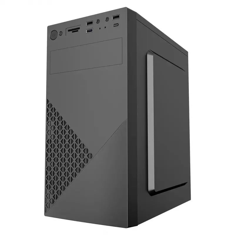 Počítačová skriňa Gembird CCC-FC-K170, mATX, čierna