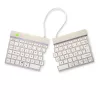 R-Go Tools ergonomická klávesnica R-Go Split Break so softvérom na prestávky, ergonomická delená klávesnica, AZERTY (FR), Bluetooth, biela