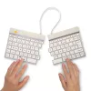 R-Go Tools ergonomická klávesnica R-Go Split Break so softvérom na prestávky, ergonomická delená klávesnica, AZERTY (FR), Bluetooth, biela