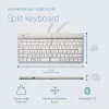R-Go Tools ergonomická klávesnica R-Go Split Break so softvérom na prestávky, ergonomická delená klávesnica, AZERTY (FR), Bluetooth, biela