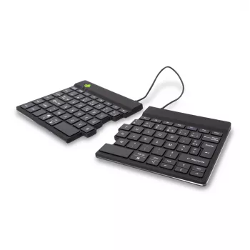 R-Go Tools ergonomická klávesnica R-Go Split Break so softvérom na prestávky, ergonomická delená klávesnica, AZERTY (FR), Bluetooth, čierna