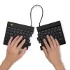 R-Go Tools ergonomická klávesnica R-Go Split Break so softvérom na prestávky, ergonomická delená klávesnica, AZERTY (FR), Bluetooth, čierna