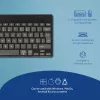 R-Go Tools ergonomická klávesnica R-Go Compact Break, kompaktná klávesnica so softvérom na prestávky, AZERTY (BE), Bluetooth, čierna