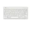R-Go Tools ergonomická klávesnica R-Go Compact Break, kompaktná klávesnica so softvérom na prestávky, AZERTY (BE), Bluetooth, biela