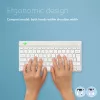 R-Go Tools ergonomická klávesnica R-Go Compact Break, kompaktná klávesnica so softvérom na prestávky, AZERTY (BE), Bluetooth, biela