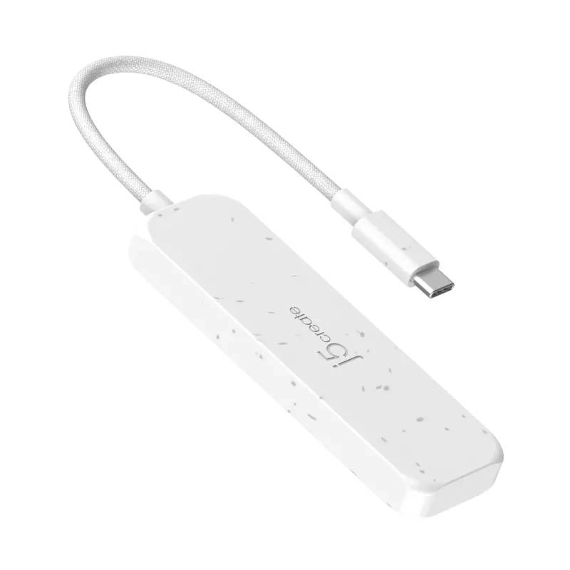 j5create ekologický USB-C na 4-portový Type-C Gen 2 hub