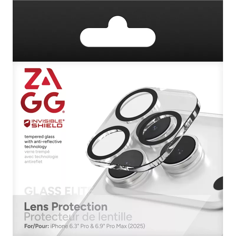 InvisibleShield Glass Elite ochrana kamery a šošoviek pre Apple iPhone 17 Pro/Pro Max
