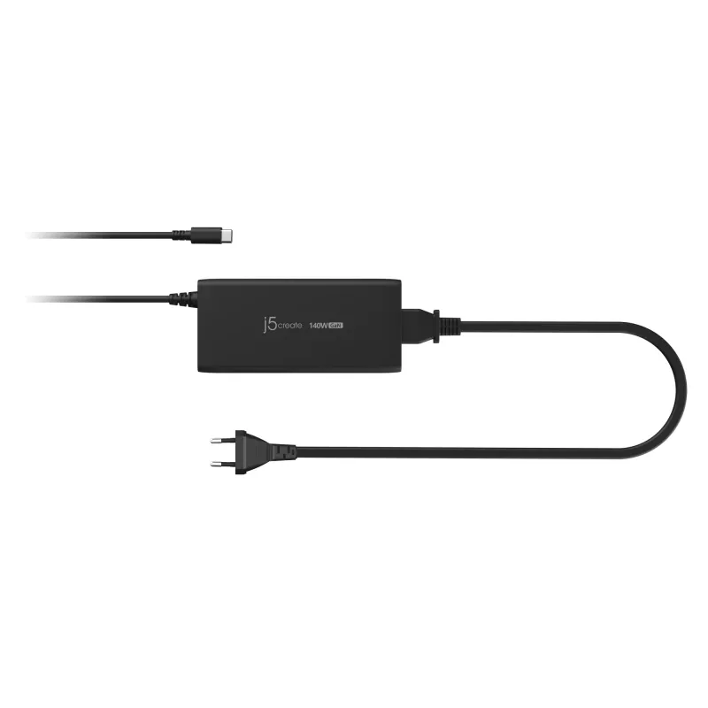 j5create JUP17140-EN 140 W GaN USB-C nabíjačka, PD 3.1, EU