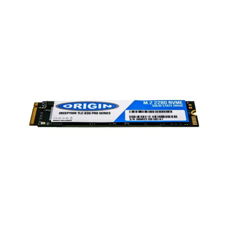 Origin Storage Inception SSD 512GB NVMe M.2 3D TLC 80mm, 512 GB, M.2, 2100 MB/s, 640 Gbit/s