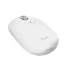 Bezdrôtová kancelárska myš TRUST Seron slim Multi – obojručná, RF + Bluetooth, optická 3200 DPI, 7 tlačidiel, biela