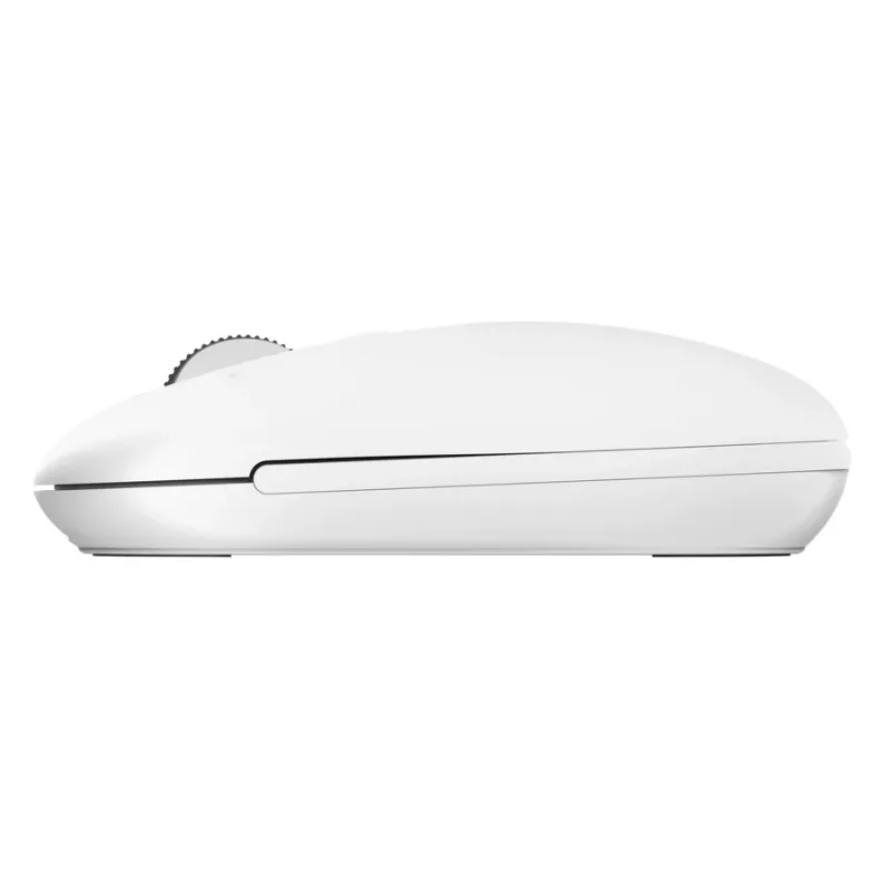 Bezdrôtová kancelárska myš TRUST Seron slim Multi – obojručná, RF + Bluetooth, optická 3200 DPI, 7 tlačidiel, biela