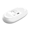 Bezdrôtová kancelárska myš TRUST Seron slim Multi – obojručná, RF + Bluetooth, optická 3200 DPI, 7 tlačidiel, biela