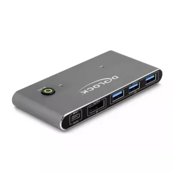 KVM switch DeLOCK DisplayPort 8K 30 Hz s USB 5 Gbit/s
