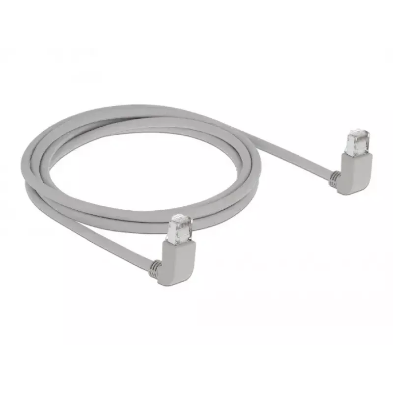 Sieťový kábel DeLOCK 83523 2m Cat6a S/FTP sivý