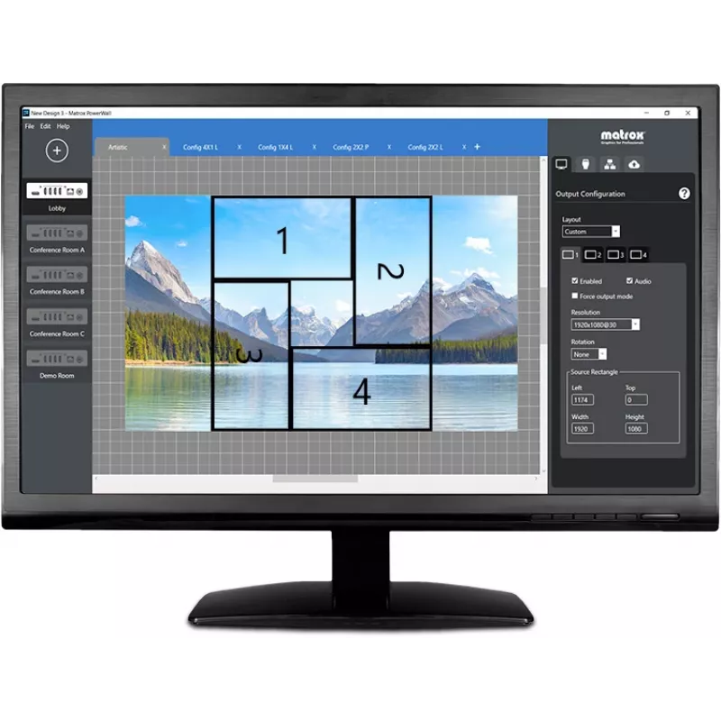 Matrox QuadHead2Go Q155 multi-monitor kontrolér / Q2G-H4K2