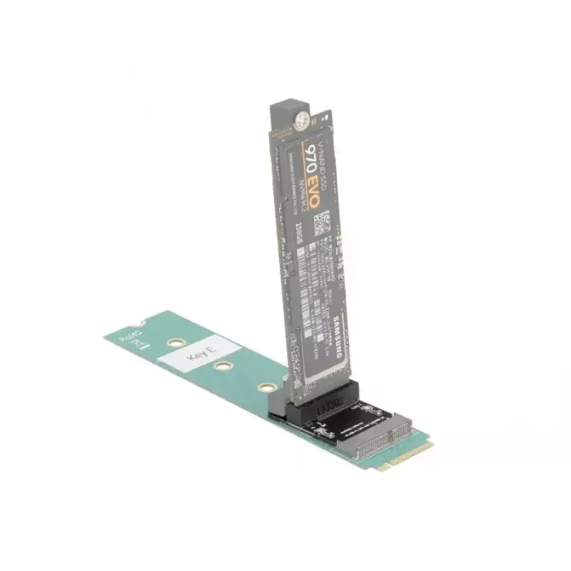 Adaptér M.2 Key A+E samec na Key M slot zahnutý s držiakom DeLOCK 64137
