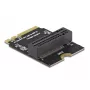 Adaptér M.2 Key A+E samec na Key M slot zahnutý s držiakom DeLOCK 64137