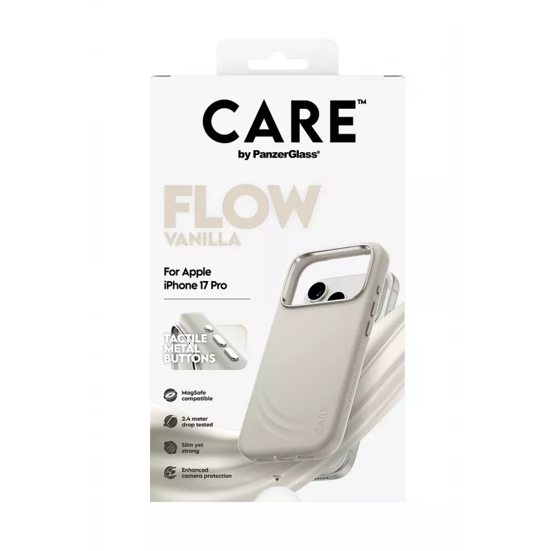 PanzerGlass CARE™ by ® Flow Case Vanilla s MagSafe iPhone 17 Pro