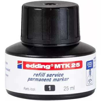 Náplň do markeru Edding MTK 25 čierna 25 ml