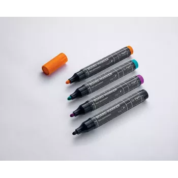 Marker Sigel BA011 4 ks čierna purpurová oranžová tyrkysová