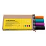 Marker Sigel BA011 4 ks čierna purpurová oranžová tyrkysová