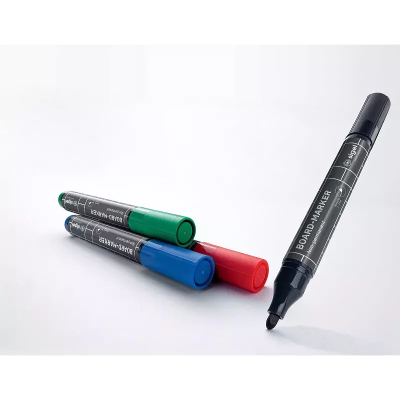 Marker Sigel BA010 4 kusy čierna modrá zelená červená