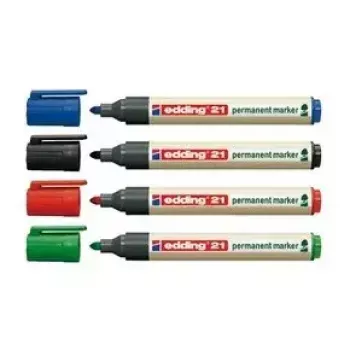 Permanentný marker Edding EcoLine 21 červená 10 kusov