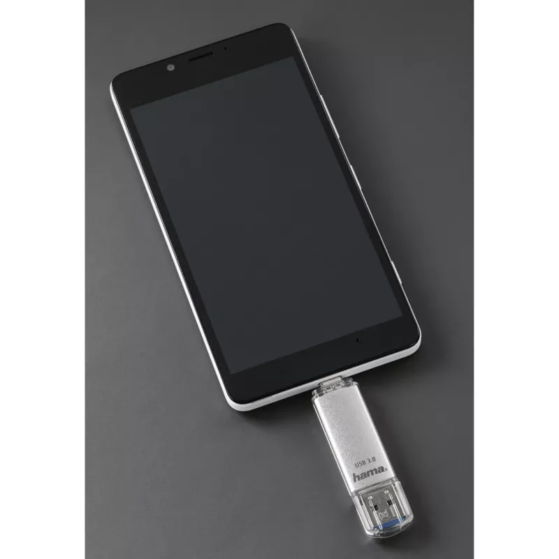 Hama C-Laeta USB kľúč 16 GB USB Type-A / USB Type-C 3.2 Gen 1 (3.1 Gen 1) strieborný