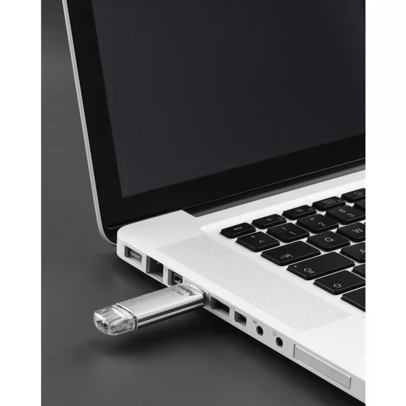 Hama C-Laeta USB kľúč 16 GB USB Type-A / USB Type-C 3.2 Gen 1 (3.1 Gen 1) strieborný