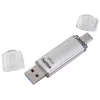 Hama C-Laeta USB flash disk 32 GB USB Type-A / USB Type-C 3.2 Gen 1 (3.1 Gen 1) strieborný