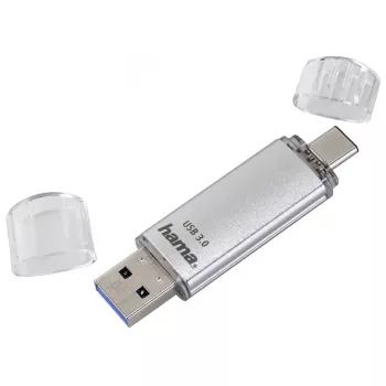 Hama C-Laeta USB flash disk 32 GB USB Type-A / USB Type-C 3.2 Gen 1 (3.1 Gen 1) strieborný