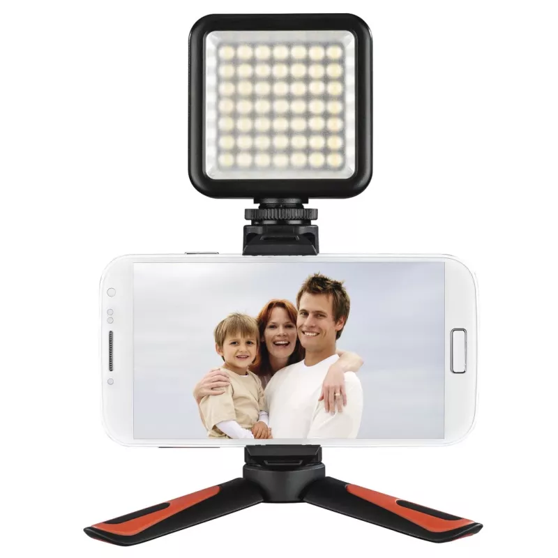 Hama Pocket II Rotation statív smartfón/tablet 3 nohy čierna, červená