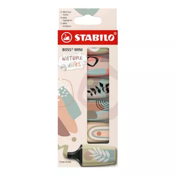 Fixka STABILO BOSS MINI 6 kusov klinový hrot viacfarebná