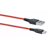 Kábel USB-A na USB-C SCHWAIGER LPRO510 501 – USB 3.2 Gen 1 (3.1 Gen 1), 1,2 m, červený