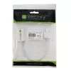 Techly DisplayPort 1.2 konektor samec / HDMI konektor samica adaptér 15 cm biely IADAP DP-HDMIF2