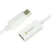 Techly DisplayPort 1.2 konektor samec / HDMI konektor samica adaptér 15 cm biely IADAP DP-HDMIF2