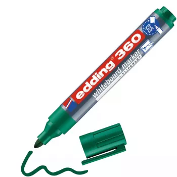 Marker Edding 360 guľatý hrot zelený
