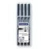 Permanentný marker Staedtler 31-9WP4GS čierna 4 ks
